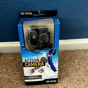 Action camera, waterproof case, HD 1080p battery life 1.5 hours